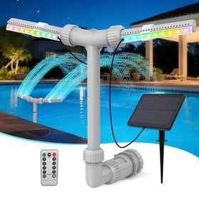 IPOOLTENG high-pressure fountain jets provide strong water reach and vibe.