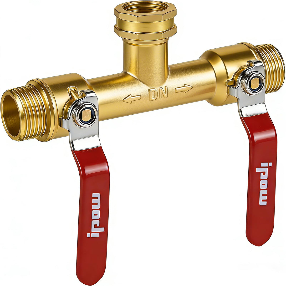 IPOW Garden Hose Splitter full-flow design for consistent watering outdoors.