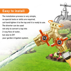 IPOW six rubber washers for secure, leak-free connections