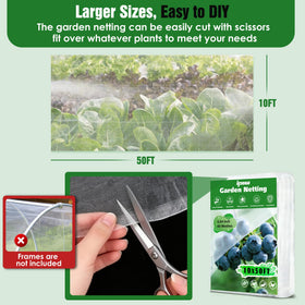 IPOW over trellis coverage showing versatility in covering vines and vegetables.