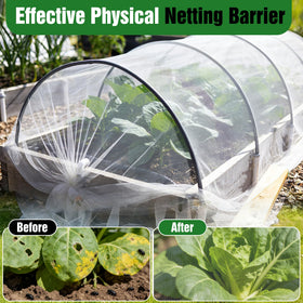 IPOW visibility mesh allows plant monitoring without removing cover.