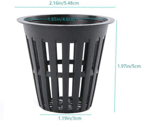 IPXEAD 50-pack net cups bundle for garden and hydroponics