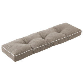 IPYNBAP bench cushion 42x16 with secure ties for stable indoor seating.