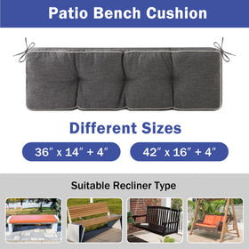 IPYNBAP bench cushion is machine-washable for easy cleaning.