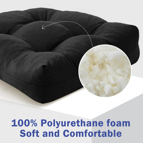 IPYNBAP cushion strap-attachment secures cushions to outdoor chairs.