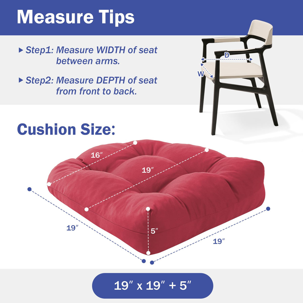 High-density foam provides soft support while evenly distributing weight.