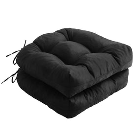 IPYNBAP outdoor chair cushion top view showing tufted texture and comfort.