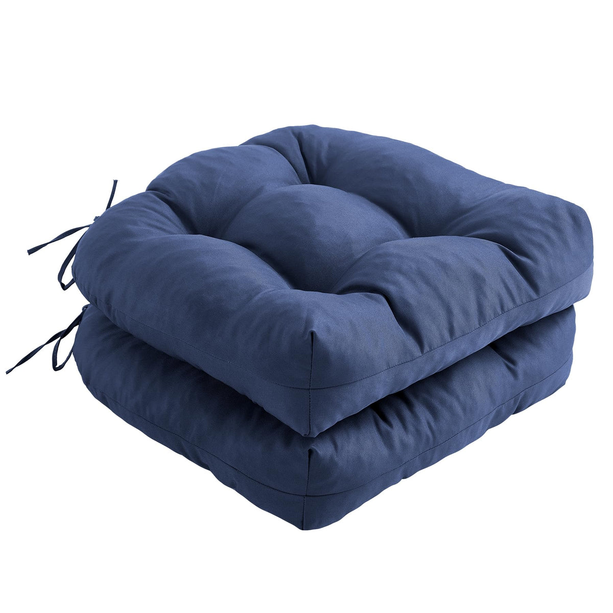 IPYNBAP navy outdoor chair cushions set of 2 for comfortable patio seating