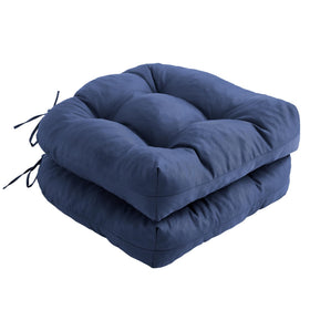 IPYNBAP navy outdoor chair cushions set of 2 for comfortable patio seating