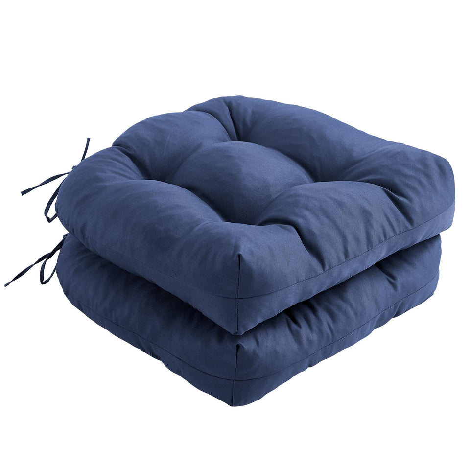 IPYNBAP navy outdoor chair cushions set of 2 for comfortable patio seating