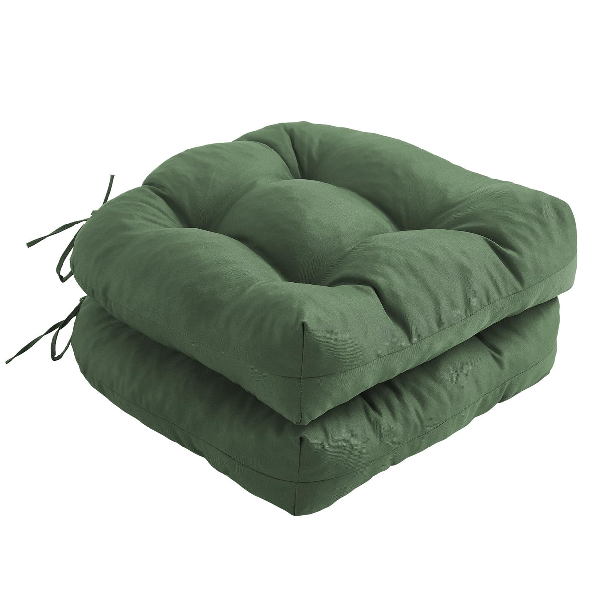 IPYNBAP outdoor chair cushions forest green full view showing color and size suitability