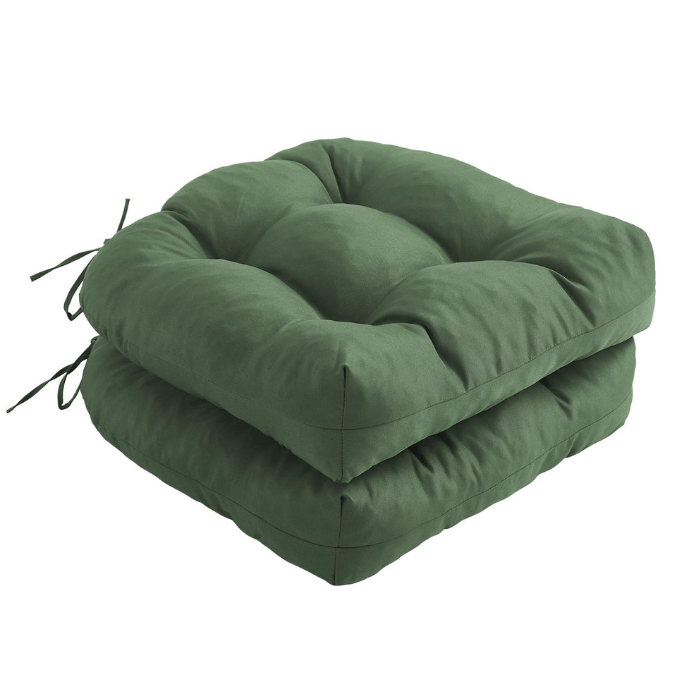 IPYNBAP outdoor chair cushions forest green full view showing color and size suitability