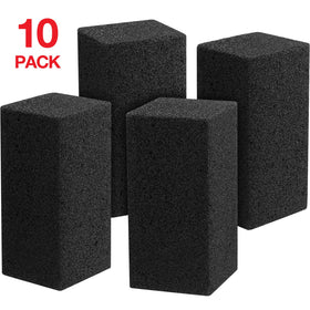 Irenare black griddle brick cleaning tool for outdoor grills.