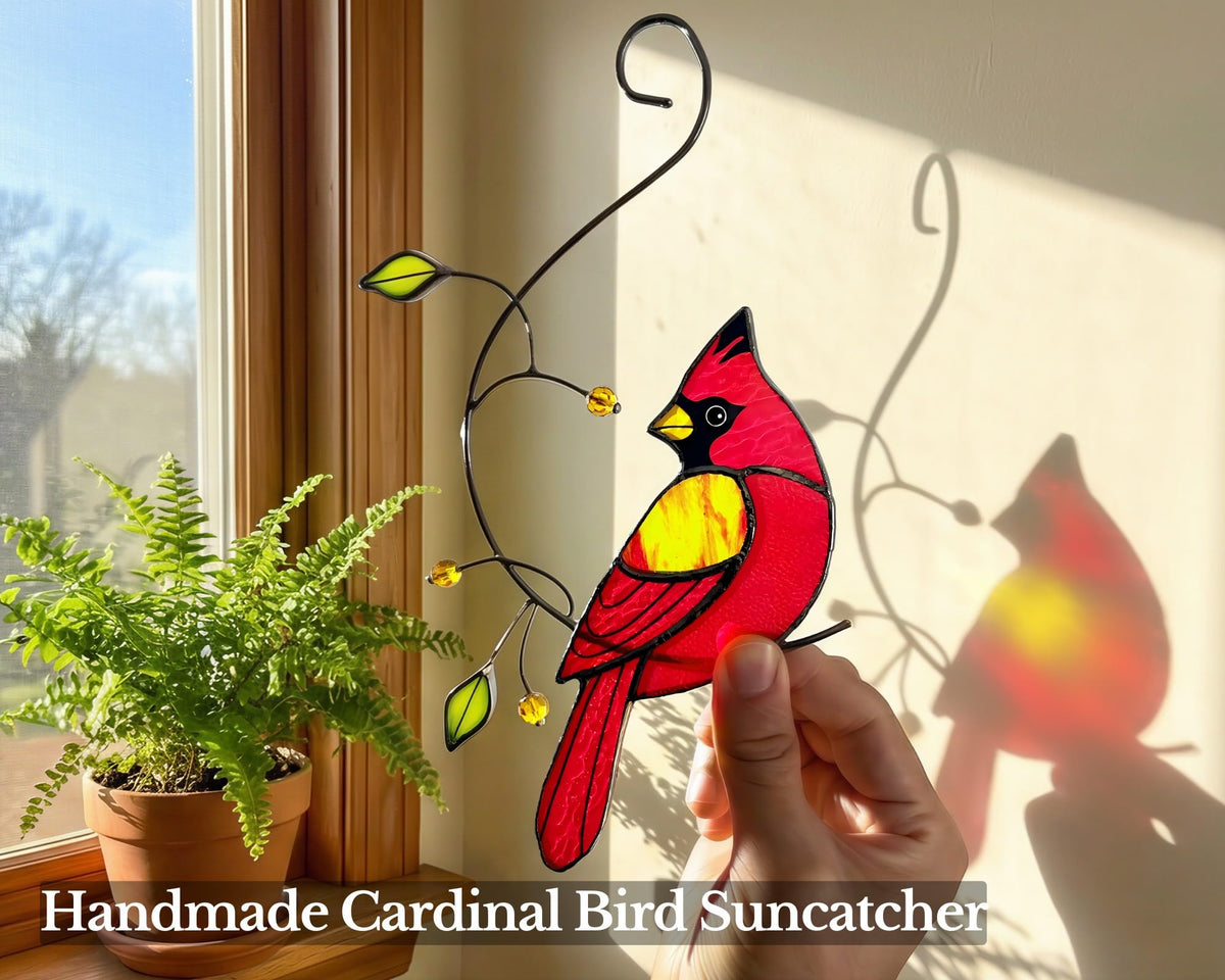 IriCrist sun catcher creates dazzling light patterns for sunlit walls.