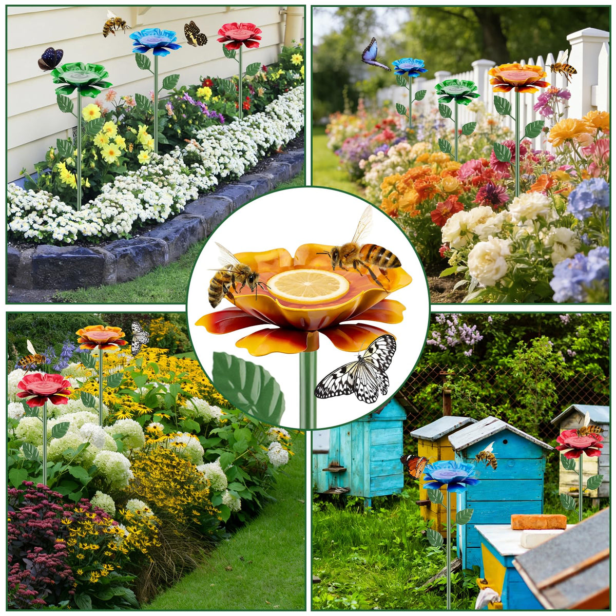 IRmm four-pack garden accessory adds layered depth and year-round charm