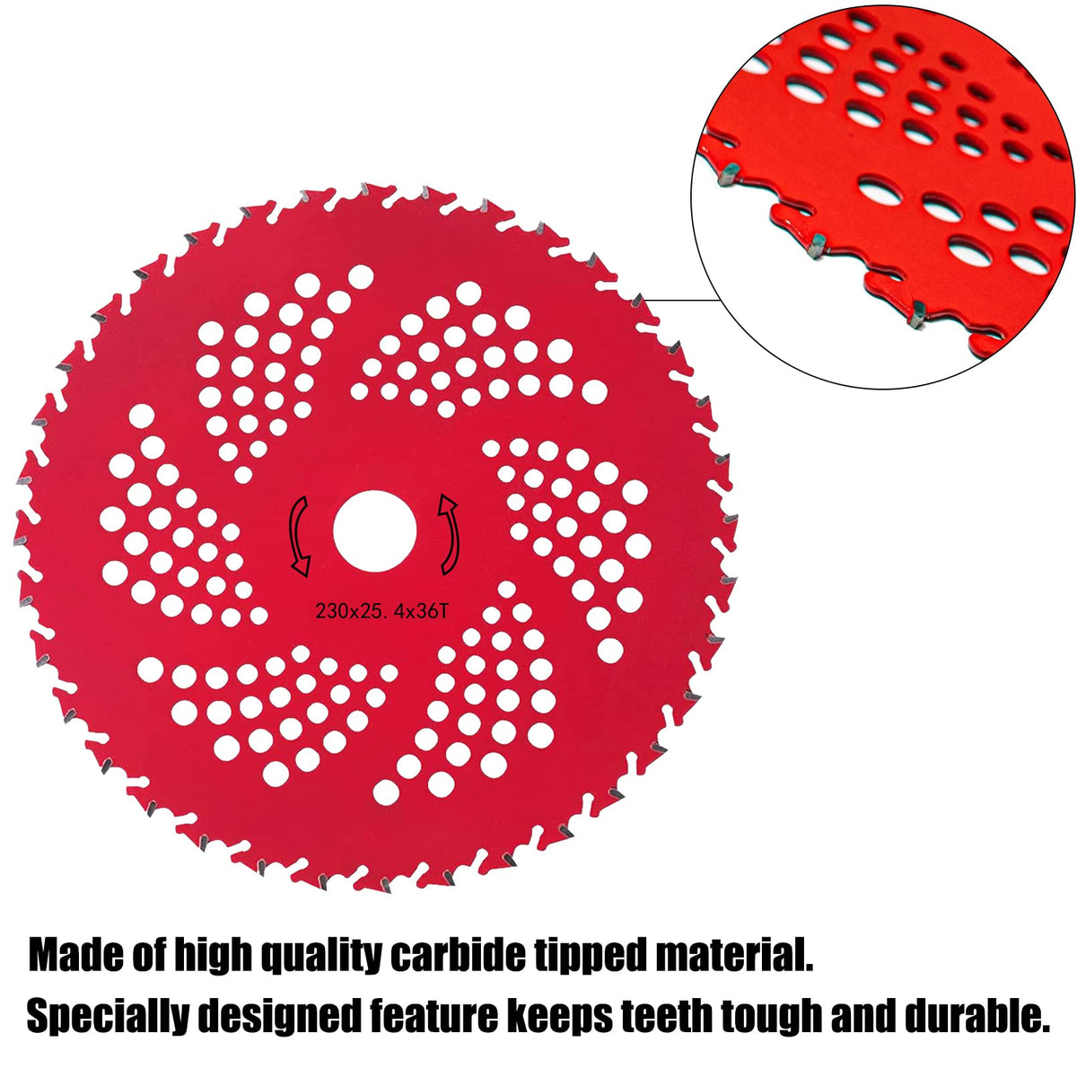 IRmm blade installation on a trimmer with minimal vibration