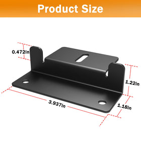 IRONDIY lightweight aluminum Z brackets highlight reduced weight with strong support for marine or RV panels.