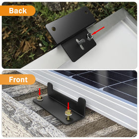 IRONDIY anodized Z brackets boost durability on yachts and campers for outdoor sun projects.