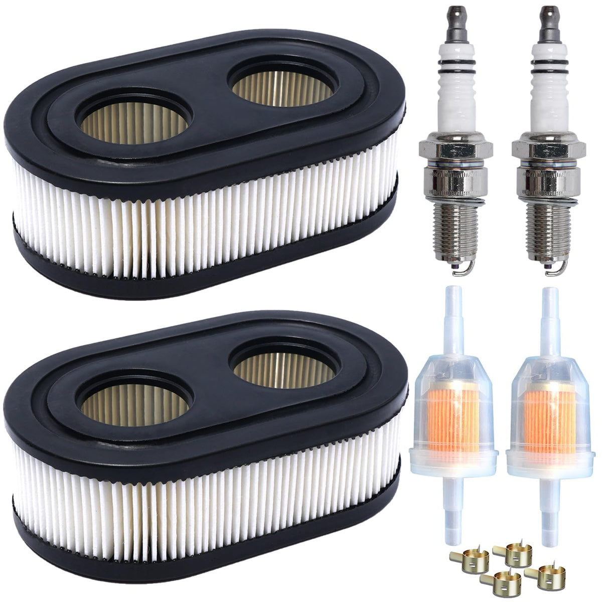 IRONHIT 593260 air filter close-up highlighting durable rubber seal.