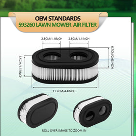 IRONHIT 593260 air filter rubber seal highlighting durability