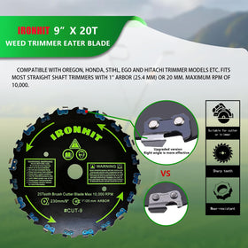 Anti corrosion treated IRONHIT blade for long lasting outdoor use