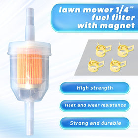 IRONHIT fuel filter with magnet, captures metal particles.