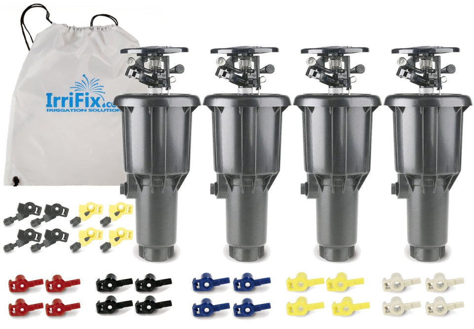 IrriFix Maxi-Paw 2045A sprinkler body provides reliable rotation for even coverage.
