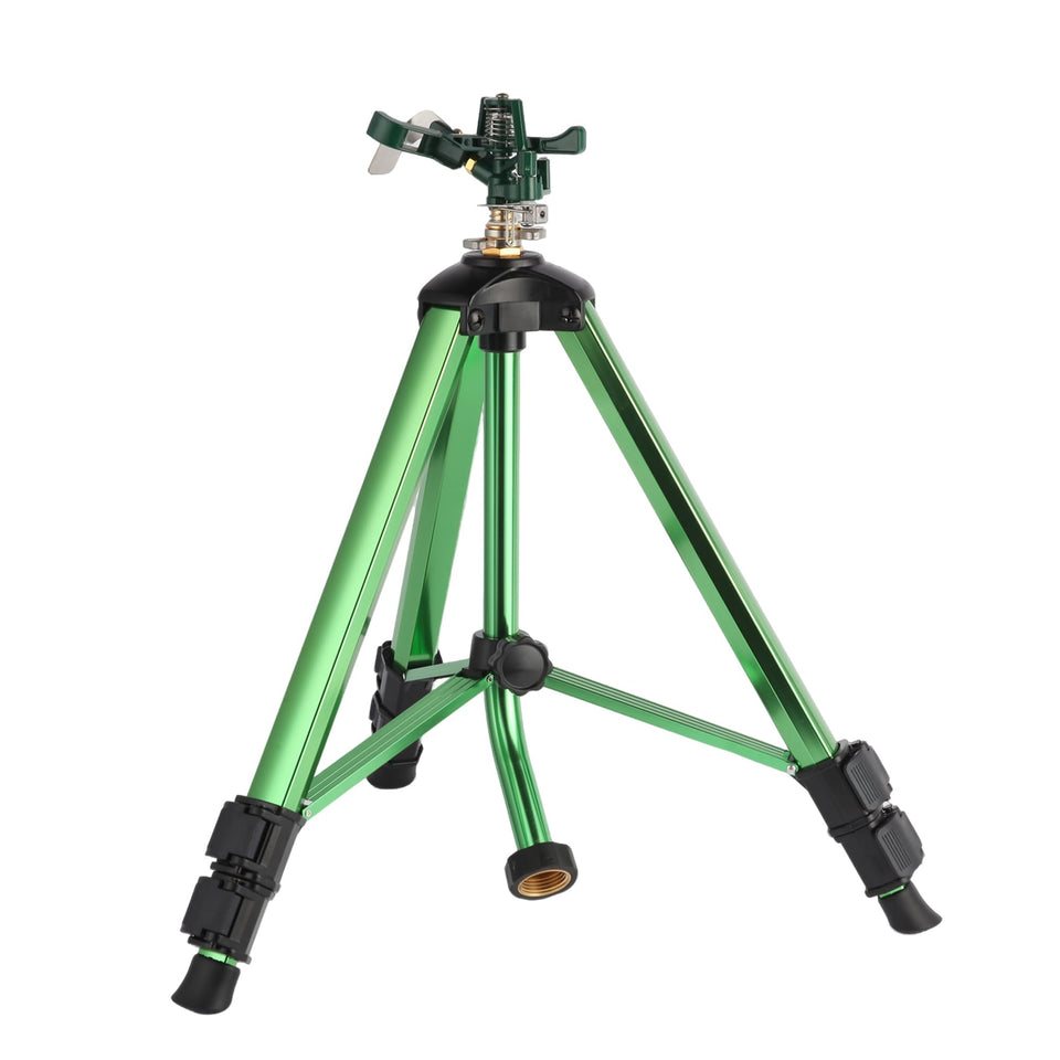 IrrStpro Green Zinc Alloy Water Bird Sprinkler head provides durable, even irrigation for lawns.