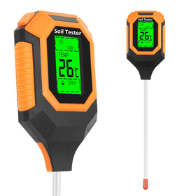 IRTOV 4-in-1 soil meter backlit display for clear readings day or night
