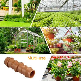 iRunning outdoor watering project showing reliable leak-free connections and tidy irrigation networks.