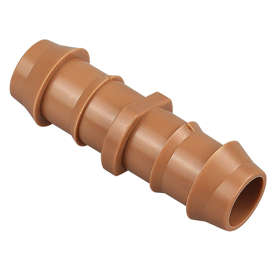 iRunning drip fittings 20-piece pack with barbed connectors for versatile garden irrigation.