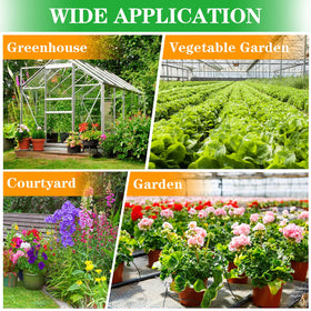 iRunning garden irrigation kit suits lawns, patios, and greenhouses.