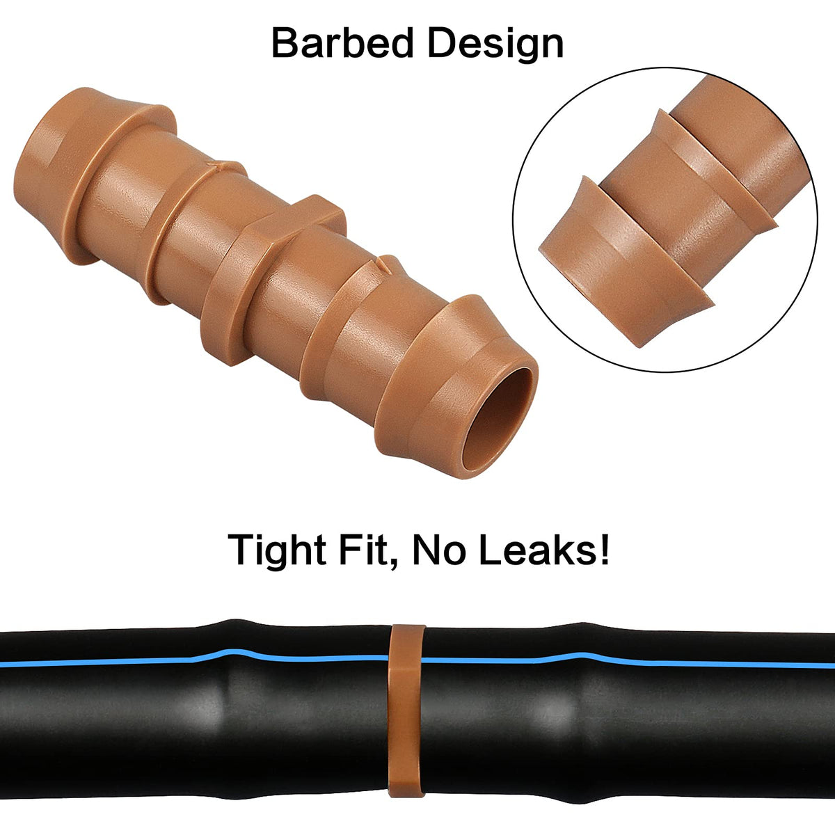 iRunning 1/2 inch elbows provide tight corners in compact layouts.