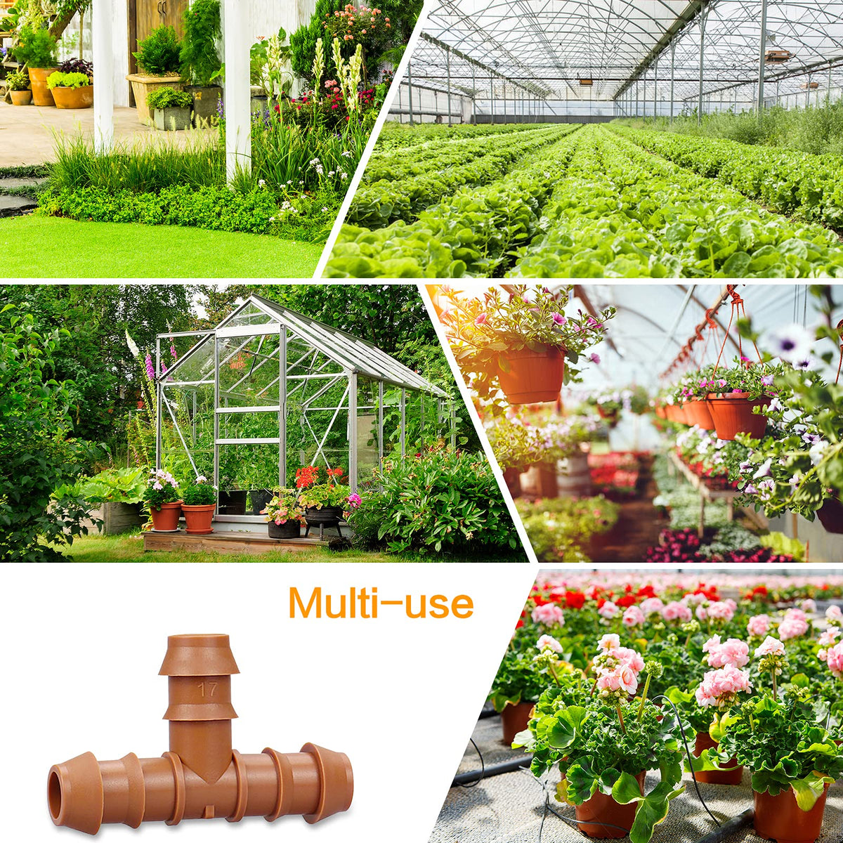 iRunning 20-piece drip irrigation kit enables customizable watering networks.