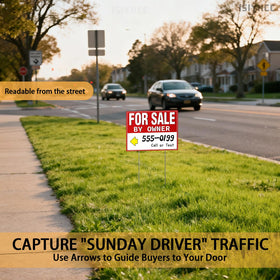 ISIYHCC weatherproof two-sided signs stay crisp in sun and rain.