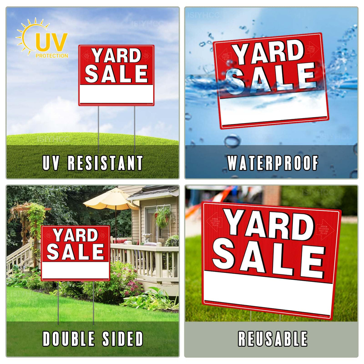 ISIYHCC all-in-one yard sale kit streamlines promotion.