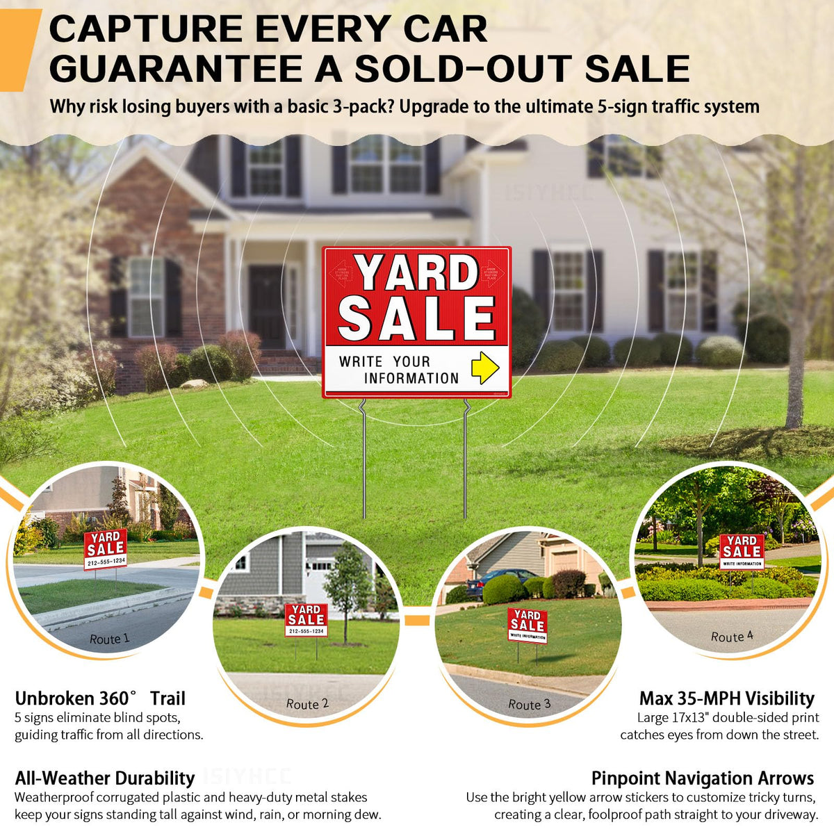 ISIYHCC preprinted price stickers simplify pricing and checkout.