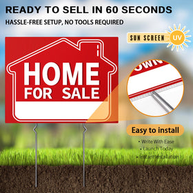 ISIYHCC complete FSBO signage setup ready for easy deployment