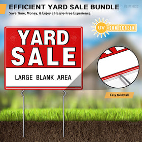 ISIYHCC ultimate bundle includes signs, stakes, stickers, labels, and arrows.