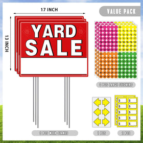 ISIYHCC yard sale price stickers large set for rapid pricing.