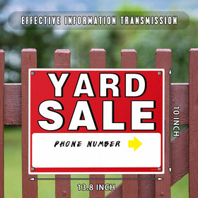ISIYHCC Yard Sale Neon Signs: high visibility for day and night shopper traffic.