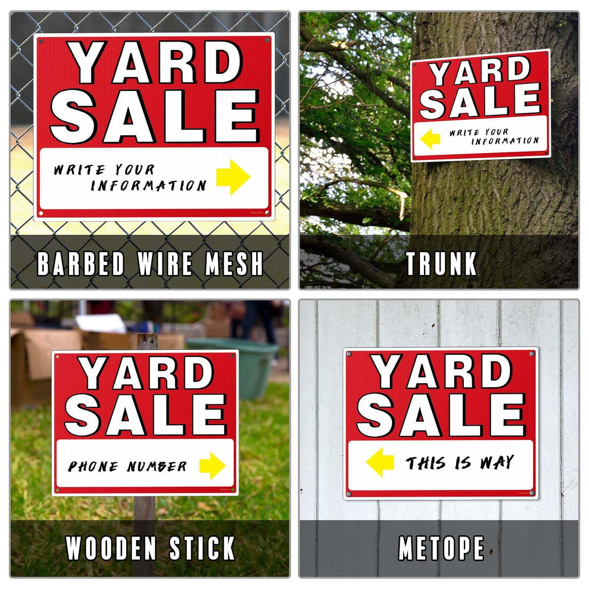 ISIYHCC Pricing Stickers: quick color-coded pricing options for items.