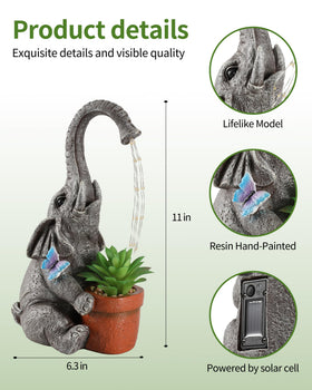 istatue weather-resistant resin statue stands up to seasons in outdoor spaces