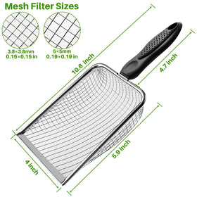 ISYOKE garden sifter with ergonomic handle for comfortable use during long sessions.
