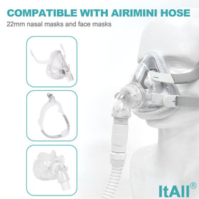 ItAll 22mm diameter hose adapter supports using your preferred hose with AirMini.