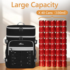 Adjustable side straps secure bottles and blankets on the go