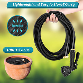 Itsonestep Garden Hose kink-free design prevents twists for smooth water flow