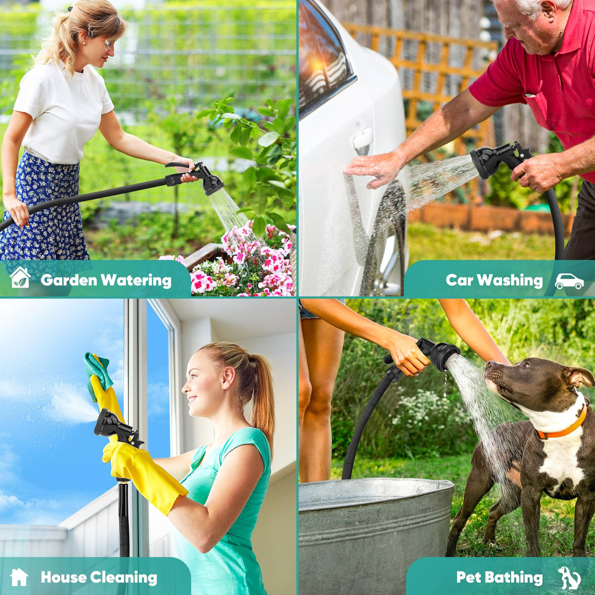 Itsonestep Garden Hose easy storage and portable use