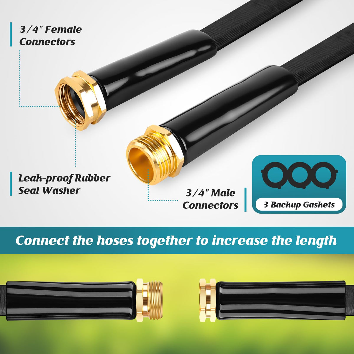 Itsonestep 10-function nozzle enabling versatile watering options