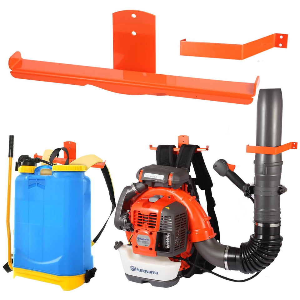 iulrtba backpack blower rack on wall saves space for tools